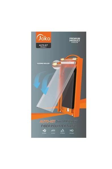 Joko Samsung Galaxy S24 Ultra AutoKit 5in1 Fiber Hayalet Polymer Nano Ekran Koruyucu ürün görseli 1