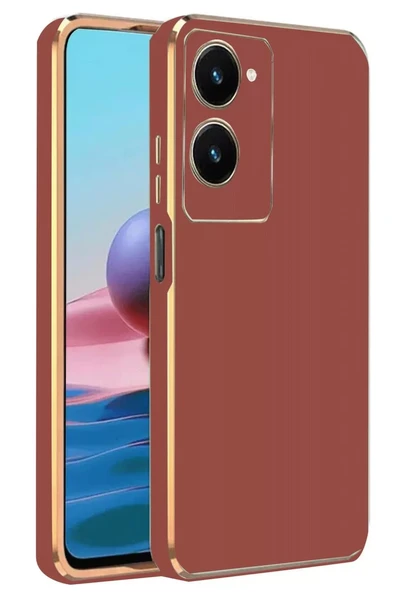 Newface Vivo Y18 Kılıf Volet Silikon - Kırmızı ürün görseli 1
