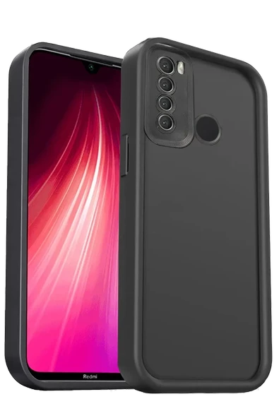 Newface Xiaomi Redmi Note 8 Kılıf Viera Silikon - Siyah ürün görseli 1