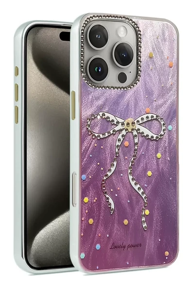 Newface Apple iPhone 16 Pro Kılıf Blade Aynalı Desenli Kapak - Desen 1 ürün görseli 1