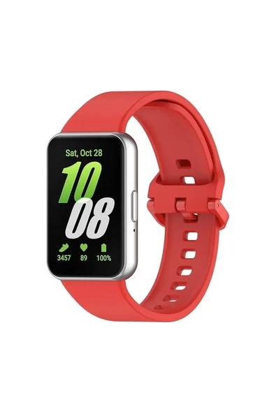 Newface Samsung Galaxy Fit 3 Klasik Kordon - Kırmızı ürün görseli 1
