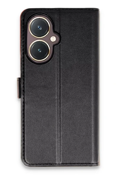 Newface Vivo Y27 Kılıf Trend S Plus Kapaklı Kılıf - Siyah ürün görseli 1