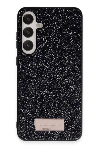 Onegif Samsung Galaxy A25 5G Bright Simli Kapak - Siyah ürün görseli 1