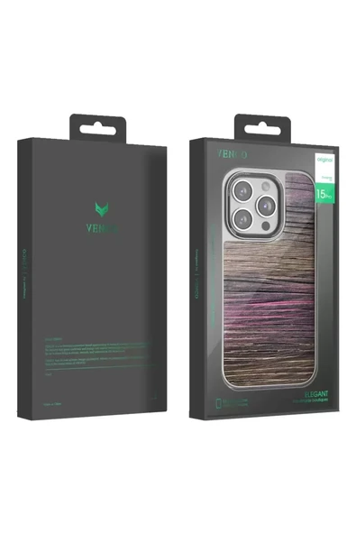 Venco Apple iPhone 14 Pro Wave Kapak - Pembe - Resim 3