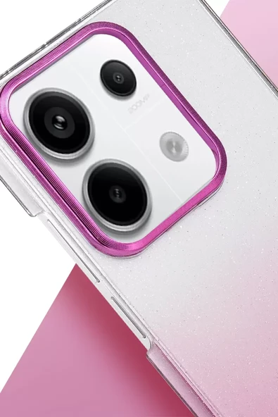 Newface Xiaomi Redmi Note 13 Pro 4G Glossy Kapak - Pembe - Resim 2