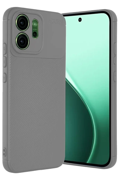 Newface Oppo Reno 14 Auto Focus Karbon Kapak - Gri ürün görseli 1