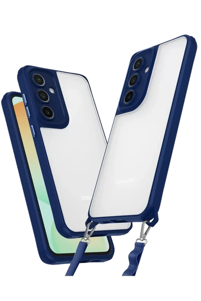 Newface Samsung Galaxy A14 4G Kılıf Penta Silikon Kılıf - Lacivert ürün görseli 1