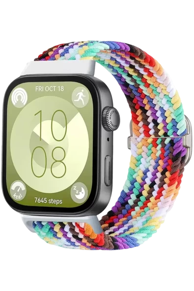 Newface Huawei Fit 4 Star Kordon - Gökkuşağı 2 ürün görseli 1