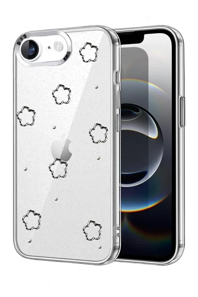 Newface Apple iPhone 16E Fiyonk Desenli Kapak - Desen 2 ürün görseli 1