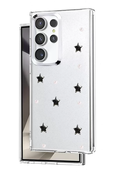 Newface Samsung Galaxy S24 Ultra Fiyonk Desenli Kapak - Desen 7 ürün görseli 1