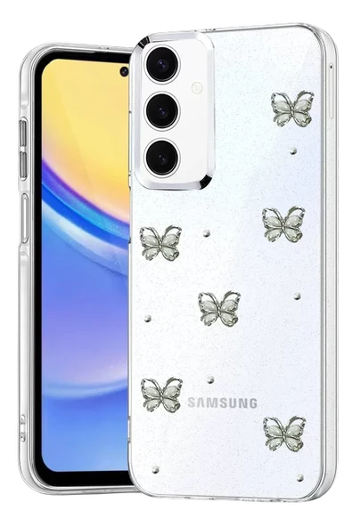Newface Samsung Galaxy A35 5G Fiyonk Desenli Kapak - Desen 9 ürün görseli 1