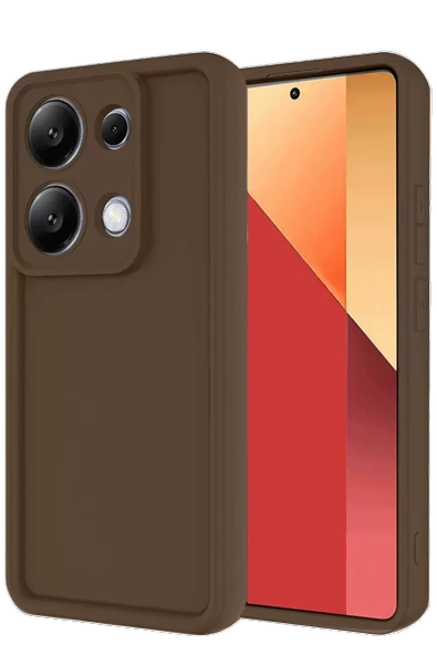 Newface Xiaomi Redmi Note 13 Pro 4G Kılıf Viera Silikon - Kahverengi ürün görseli 1