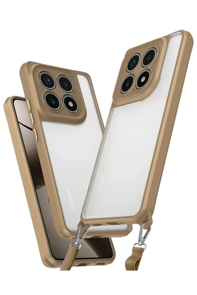 Newface Xiaomi Mi 14T Pro Kılıf Penta Silikon Kılıf - Çöl Titanyum ürün görseli 1