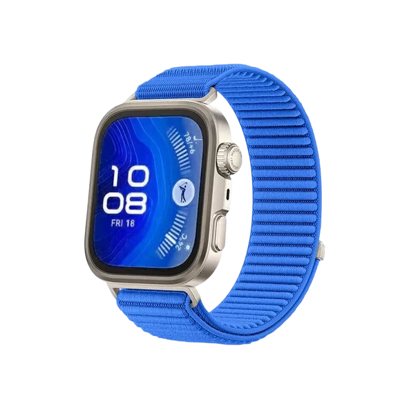 Newface Huawei Fit 4 Braid Kordon - Mavi - Resim 2
