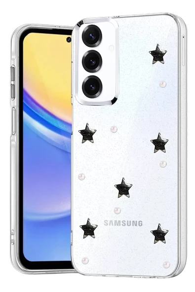 Newface Samsung Galaxy A15 4G Fiyonk Desenli Kapak - Desen 7 ürün görseli 1