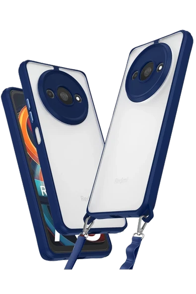 Newface Xiaomi Redmi A3 4G Kılıf Penta Silikon Kılıf - Lacivert ürün görseli 1