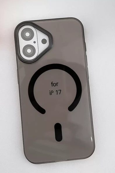 Joko Apple iPhone 17 PC Blank Magsafe Kapak - Siyah - Resim 2