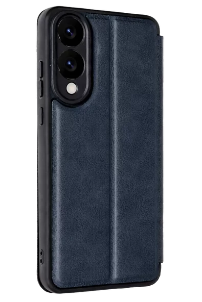 Newface Samsung Galaxy S25 Edge Flip Cover - Lacivert ürün görseli 1
