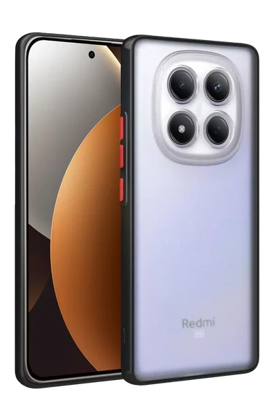 Newface Xiaomi Redmi Note 15 Pro 5G Montreal Silikon Kapak - Siyah ürün görseli 1