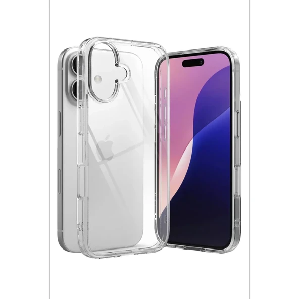 Newface Apple iPhone 17 Lüx Şeffaf Silikon - Şeffaf - Resim 3