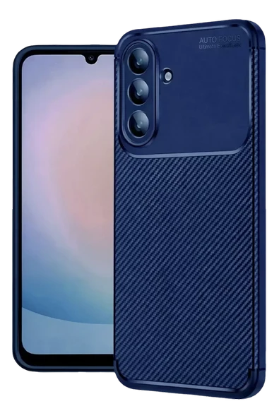 Newface Samsung Galaxy S26 Auto Focus Karbon Kapak - Lacivert ürün görseli 1