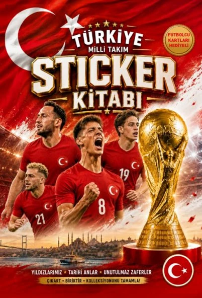 Milli Takım Sticker Kitabı (Futbolcu Tanıtım Kartları Hediyeli) ürün görseli 1