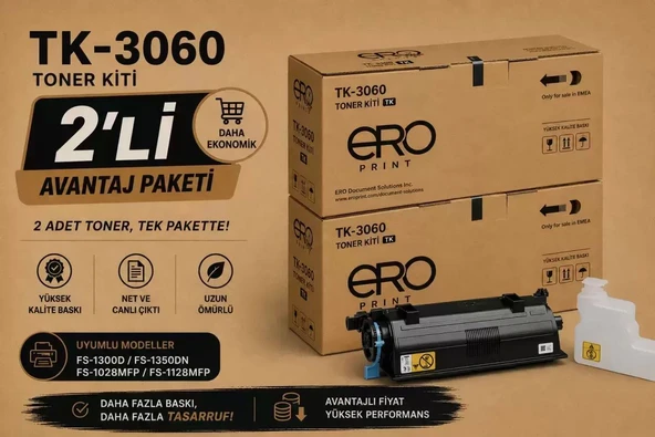 Kyocera ECOSYS M3145 Toner - 2'li Avantaj Paket ürün görseli 1