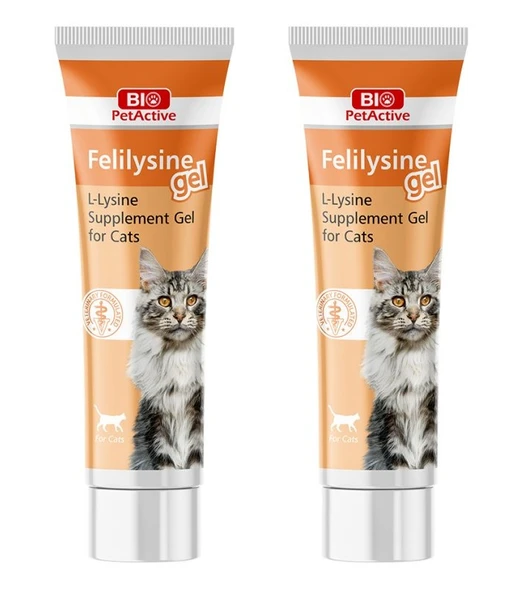 Bio PetActive Felilysine Gel Kediler için L-Lizin Jel 100 ML. X 2 Adet ürün görseli 1