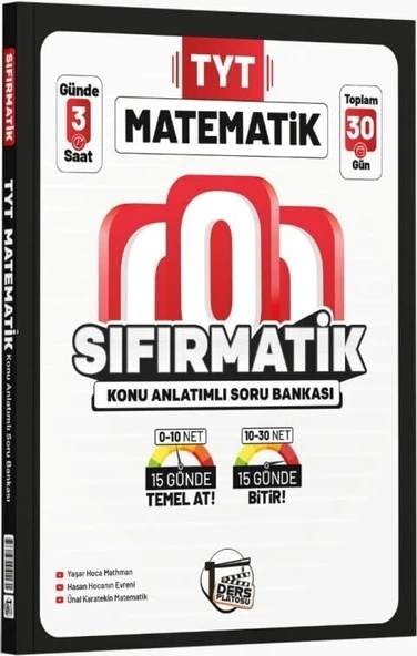 Ders Platosu YKS TYT Matematik Sıfırmatik Konu Anlatımlı Soru Bankası Ders Platosu ürün görseli 1