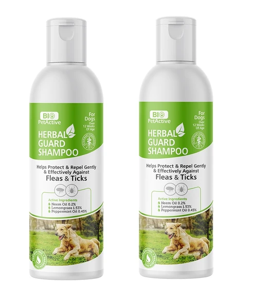 Bio PetActive Herbal Guard Shampoo Pire ve Kene Önleyici Köpek Şampuanı 250 ML. X 2 Adet ürün görseli 1