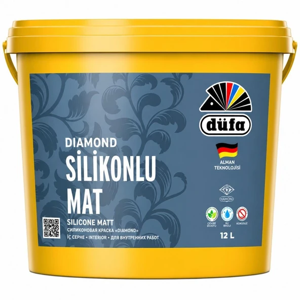 Düfa Diamond Silikonlu İç Cephe Boyası 20 Kg Beyaz ürün görseli 1