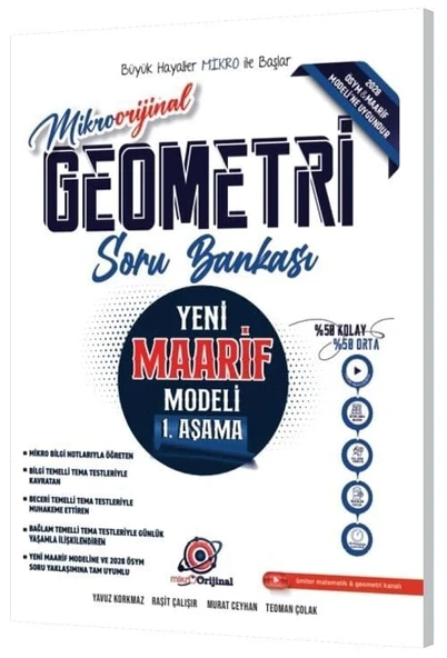 Orijinal YKS TYT Geometri Mikro Orijinal Soru Bankası 1. Aşama Orijinal Yayınları ürün görseli 1