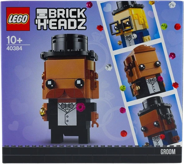 LEGO 40384 BrickHeadz Wedding Groom Damat ürün görseli 1