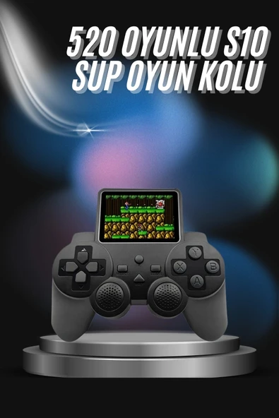 Nevamel S10 Gamepad 520 Oyunlu Klasik Taşınabilir Retro Oyunlar Oyun Konsolu El Atarisi ürün görseli 1