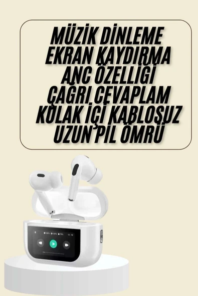 Nevamel Dokunmatik Ekranlı Bluetooth Kulaklık TWS İOS Android Tüm Telefonlara Uyumlu Kulaklık ürün görseli 1