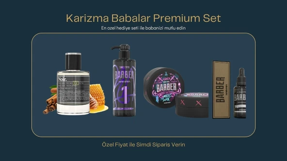 Karizma Babalar Premium Noir Barber Set ürün görseli 1