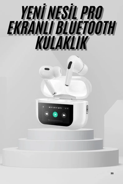 Nevamel Dokunmatik Ekranlı Air Pro 2 ANC Kulaklık Kablosuz Çok Fonksiyonlu ürün görseli 1