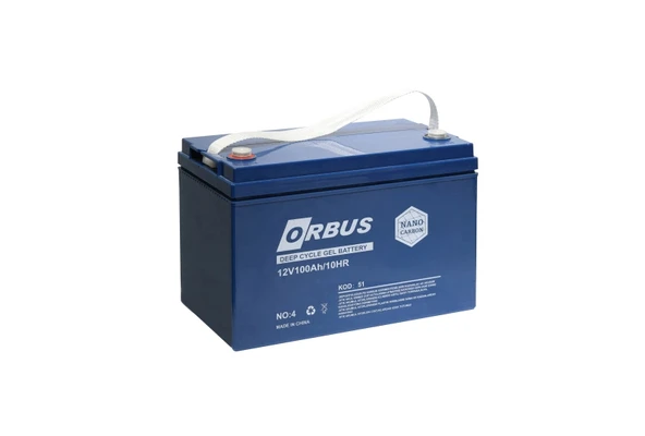 Jel akü 12V 100Ah Orbus ürün görseli 1