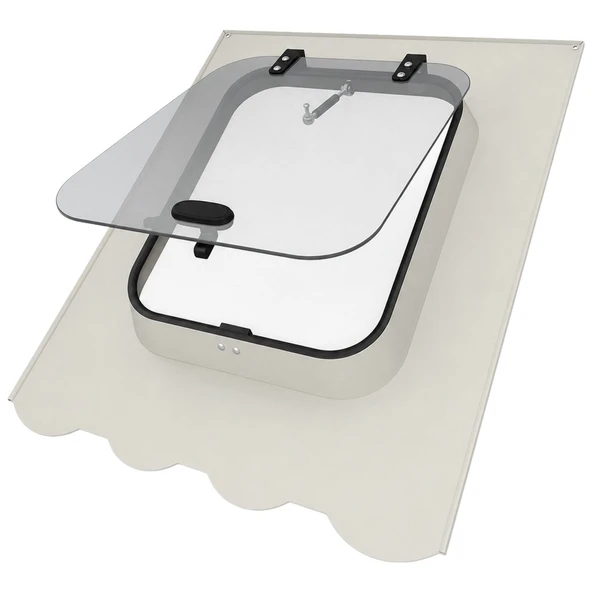 Çatı Plus Shingle Çatı Çıkış Kapağı 48×58 cm R9002 ürün görseli 1
