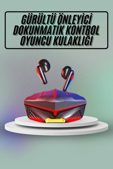 Nevamel Dokunmatik Kontrol Tws Işıklı Kulakiçi Bluetooth Kulaklık Kablosuz Oyuncu Kulaklığı ürün görseli 1