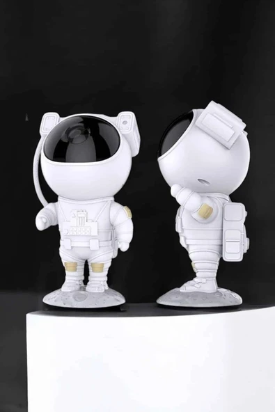 Nevamel Astronot Görünümlü Projeksiyon Speaker Taşınabilir - Resim 4
