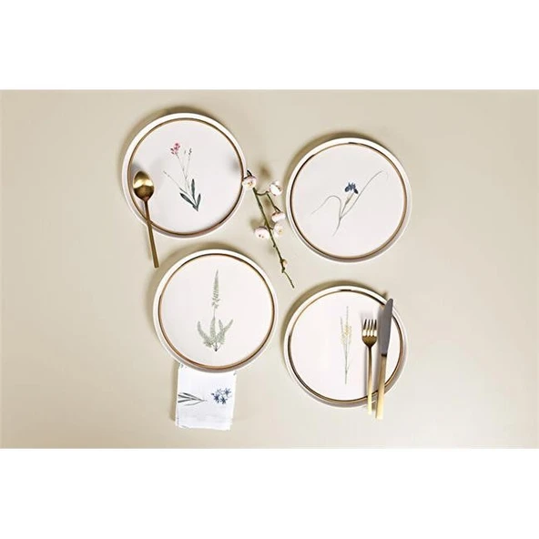Porland Botanical 4lü Düz Tabak 21 Cm ürün görseli 1