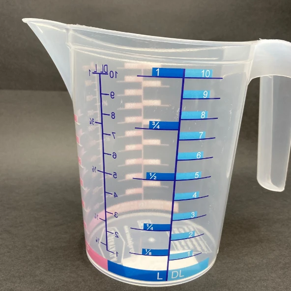 Özel Ölçü Kabı 1 Litre - Resim 2