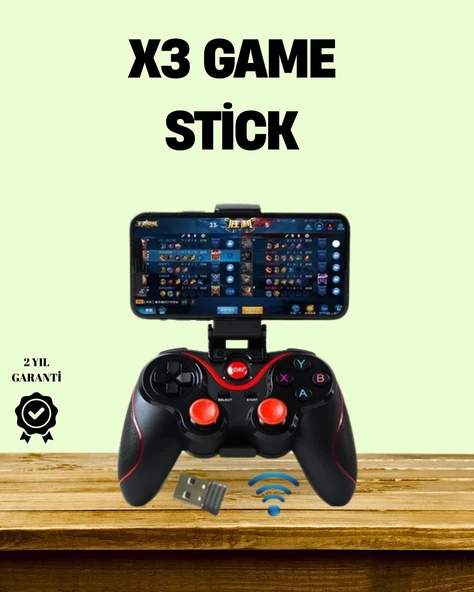 Nevamel Ergonomik Tasarımlı Şarjlı Kablosuz Gamepad ürün görseli 1