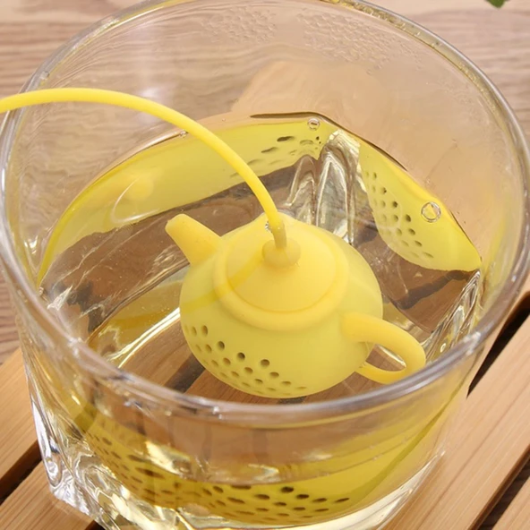 Çaydanlık Tasarımlı Çay Demleme Süzgeci ürün görseli 1