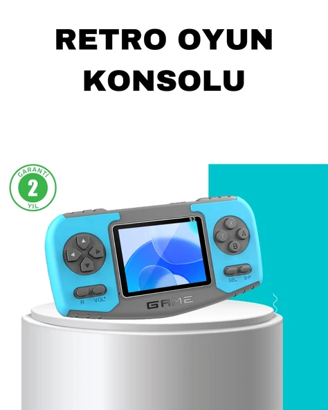 Nevamel® Taşınabilir Mini Video Oyun Konsolu Ergonomik Tasarım ürün görseli 1