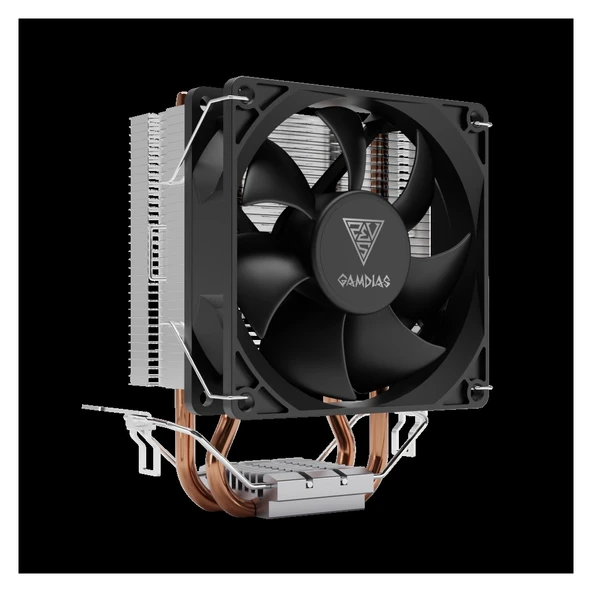 Nevamel® GAMDIAS BOREAS E1-210 MONO 92mm CPU  Kule Tipi Hava Soğutma Doğrudan Temas Teknolojisine Sahip 2 adet Gelişmiş ürün görseli 1