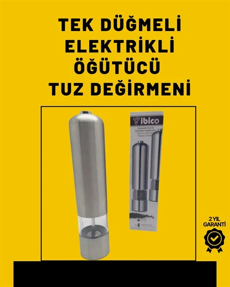 Nevamel Elektrikli Baharat Öğütme Cihazı Ergonomik Şeffaf Gövde ürün görseli 1