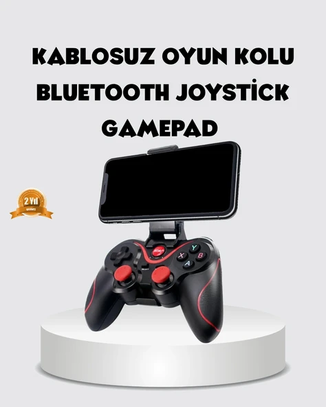 Nevamel® Bluetooth Gamepad Kablosuz Oyun Kumandası Tek Cihaz Destekli ürün görseli 1