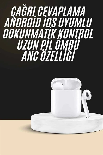 Nevamel 2. Nesil Bluetooth Android ve İOS Uyumlu Kablosuz Kulaklık Çağrı Cevaplama ürün görseli 1
